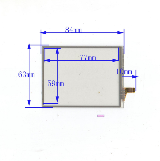 84mm*63mm touch external screen handwriting screen four-wire resistance digital PDA universal screen 84*63