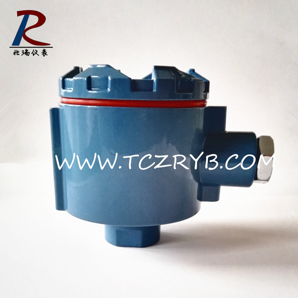 新款兆瑞仪表分体接线盒温度壳体铝铸造变送器外壳 静电喷塑ZR-13