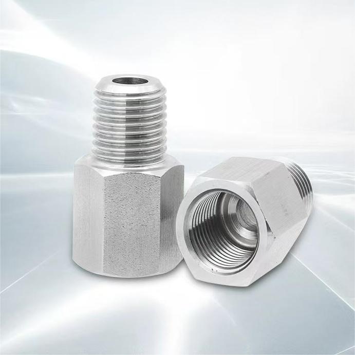 304不锈钢1/2转换接头M20*1.5内外丝3/4转换接头变送器接头npt1/2