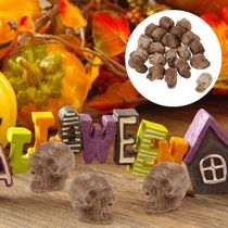 20 Pcs Resin Skull Decoration Eerie Skulls Halloween
