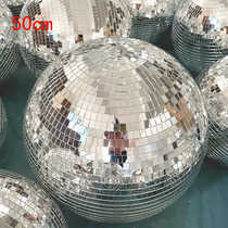 Mirror ball reflective ball disco ball bar wedding decoration pendant silver glass ball stage laser ball