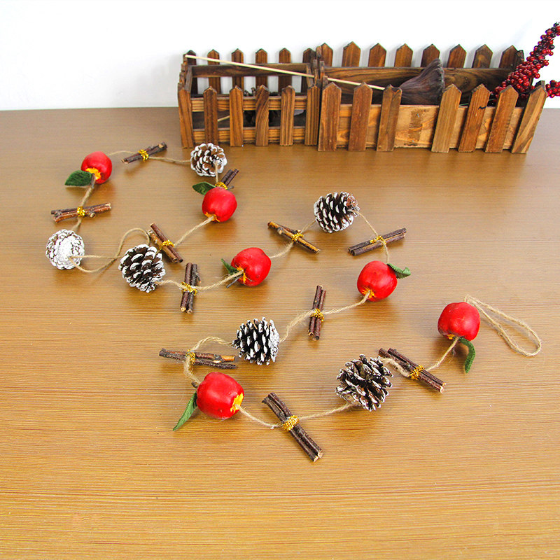 Anyang Christmas decorations Pine Nuts Apple Vine Ball String Christmas Tree Hanging Accessories Mall Store Store Decoration
