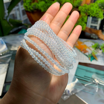 Emerald hand string beads jade emerald A cargo handstring bead chain single ring Myanmar natural clear emerald