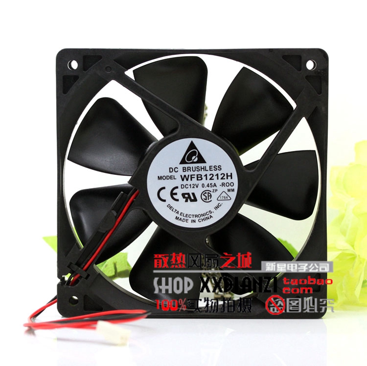 Taida DELTA WFB1212H-FOO 12025 speed measuring 45A 0 45A large air volume case with double ball bearing fan-Taobao