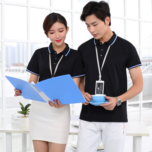 Летняя футболка с коротким рукавом для работы, делается под заказ, с печатью вашего логотипа