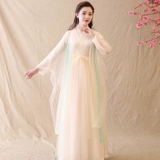 小训狐 Байцянский древний костюм ханфу женщины супер сказочные текущие сказочный костюм в китайском стиле Гупхенг танцевальный спектакль костюм лето