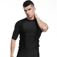 61501 Черный твердый купальник