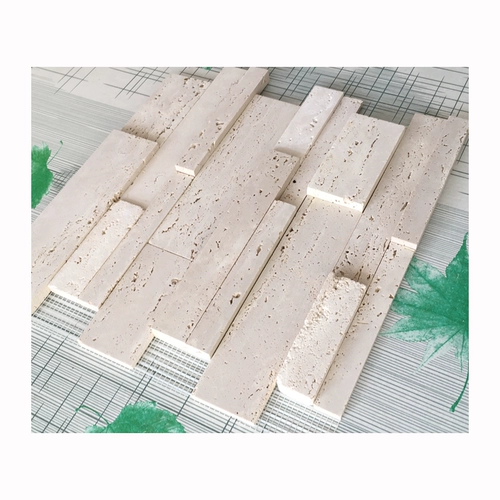 Белая мраморная мозаика на стену, 3D, ископаемые