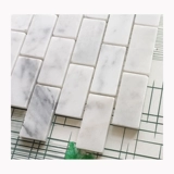 Белый культурный камень, мозаика, наклейки на стену, балконный мрамор, Каррара, белая I-образная орфография, ванная комната, туалет, художественная плитка