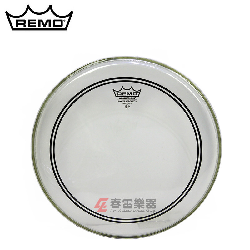 US-made REMO P3-0313-BP 13-inch single layer tom skin