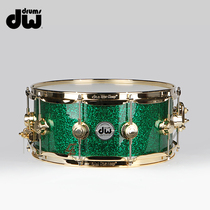 DW Collectors collectors Green Glass beauty products 14x6 14x5 gilded maple wood small army drums