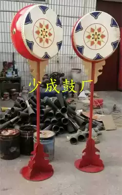 Drum building Ethnic drum props drum Han Dynasty ambush drum decorative drum can be customized LOGO pattern