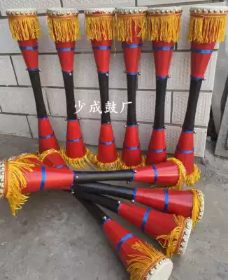 Guangxi Yao long drum Liannan folk dance drum thin waist drum long drum student drum craft drum decoration drum