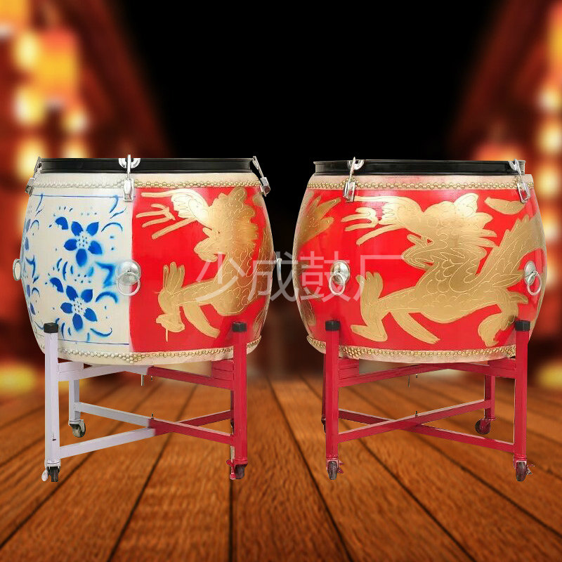 16 Inch 18 Inch Dragon Drum Woody Water Drum Two Water Drum Women's Water Drum Pure Cow Leather Workmanship Fine Quality Assurance