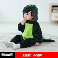 Одиночный весенний и осенний темно -зеленый дракон