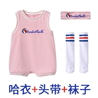 Розовая баскетбольная повязка на голову, носки