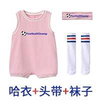 Розовая футбольная повязка на голову, носки