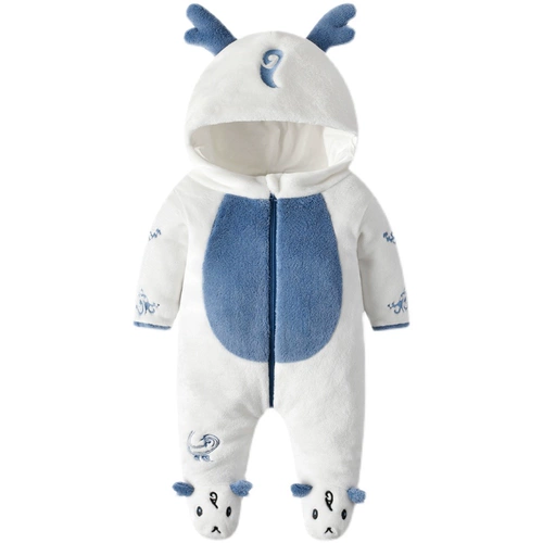 Детская милая демисезонная пижама, термобелье, комплект, зимний детский динозавр для выхода на улицу