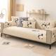 Nordic Simple Sofa Cushion, Universal for All Seasons, Non-Slip Sofa Cover, Chenille High-End Cushion, Leather Sofa Backrest Cover