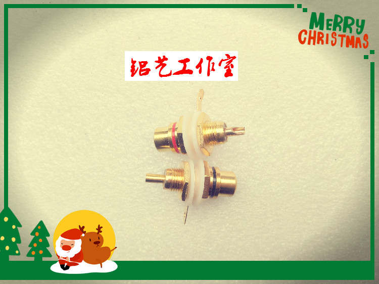 RCA Audio Lotus Socket Fever Signal Point Terminal 6 yuan 2