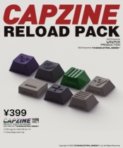 Wuming Eslite Hans Capzine Reload Pack CNC Aluminum Alloy Keycaps Metal space