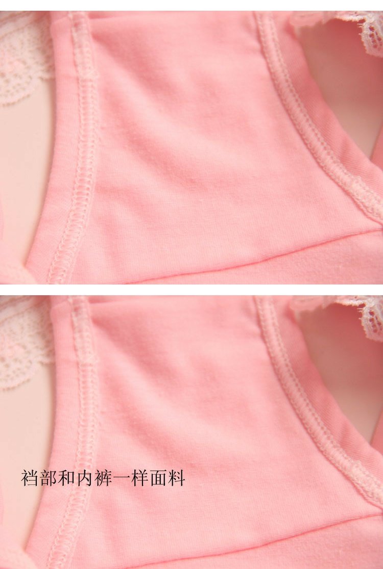 Chất liệu cotton ngọt ngào nơ cotton cô gái ren bên eo thấp sinh viên dễ thương tam giác nữ bán buôn quần lót trẻ em