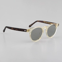 Прозрачные цветовые ножки+поляризованные светло -серые линзы