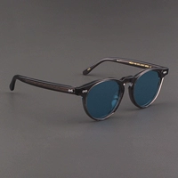 Прозрачная серая коробка+поляризованная светло -голубая линза