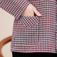 Mother's cotton shirt, middle-aged and elderly spring clothes, grandma's clothes, long-sleeved cotton clothes for the elderly, large size plaid shirt