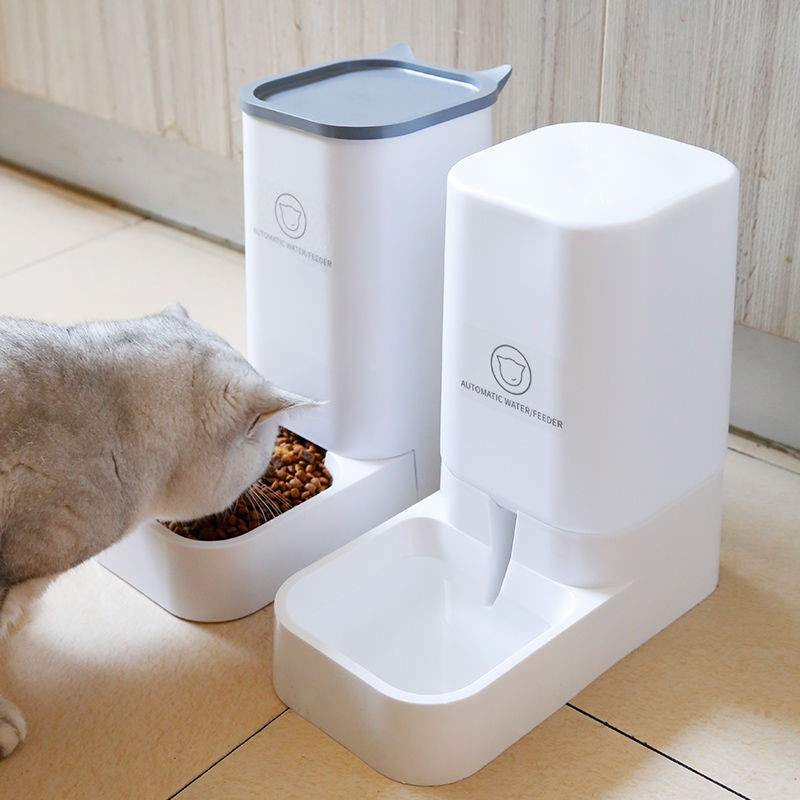 猫咪饮水机猫碗狗狗喝水器自动喂食器狗碗猫咪食盆宠物饮水器用品-实得惠省钱快报