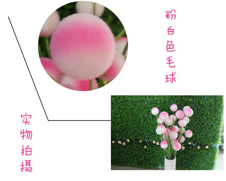 4 bóng tóc may mắn hoa nhân tạo hoa bình dị hoa giả trang trí hoa phòng khách trang trí sàn châu Âu - Hoa nhân tạo / Cây / Trái cây bình hoa giả trang trí phòng khách