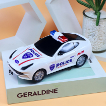 Electric toy simulation 3 years old 1 boy police car Children Baby Music Children puzzle sports car Public Security car model