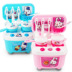 Princess Children Baby Đồ chơi giáo dục Đồ dùng nhà bếp Đồ dùng nhà bếp Chàng trai và Cô gái Nhà bếp Mô phỏng Nấu ăn Mini Kids Set thiết bị mầm non Đồ chơi gia đình