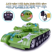 Em bé mô phỏng quân đội mô hình nhạc nhẹ off-road sạc xe điều khiển từ xa xe tăng xe boy đồ chơi xe