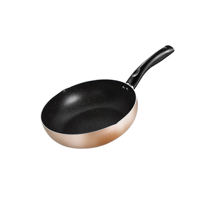 美的麦饭石不粘锅炒锅家用