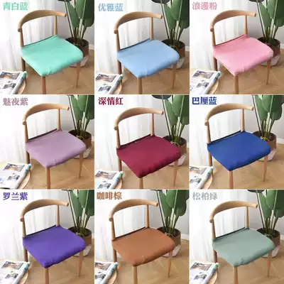 Thickened elastic sitting surface cover stool cover stool set two-piece dining chair Home Hotel Universal chair cushion Nordic seat cover