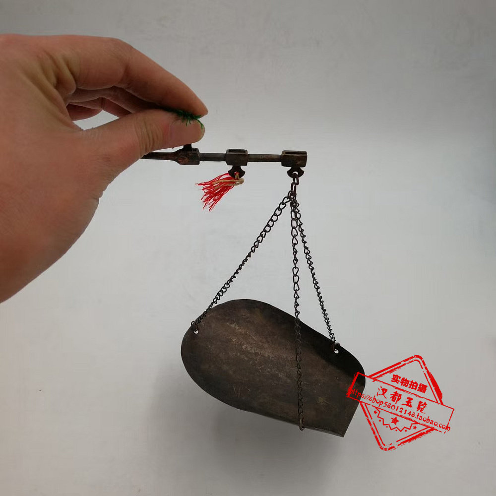  Ancient Playing Brass Scales Bronze Ware Cumin Bronze Weighing a Imitation Ancient Copper Says Furnishing Traditional Chinese Medicine
