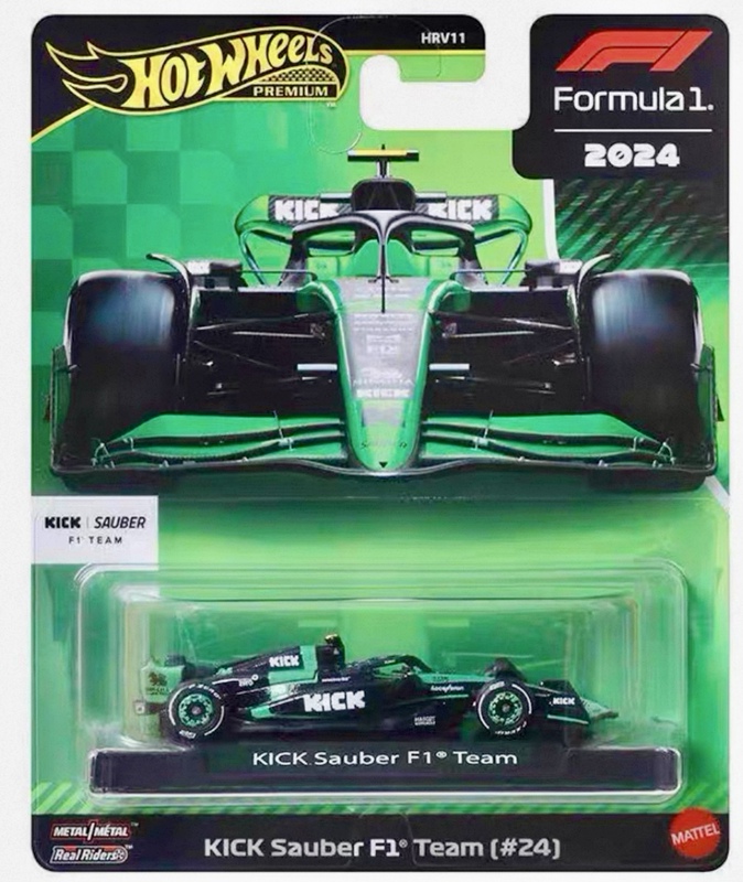 Hot Wheels Gold Label F1 Sauber Team Zhou Guanyu Shanghai F1 Formula Racing Grand Prix Champion 1:64