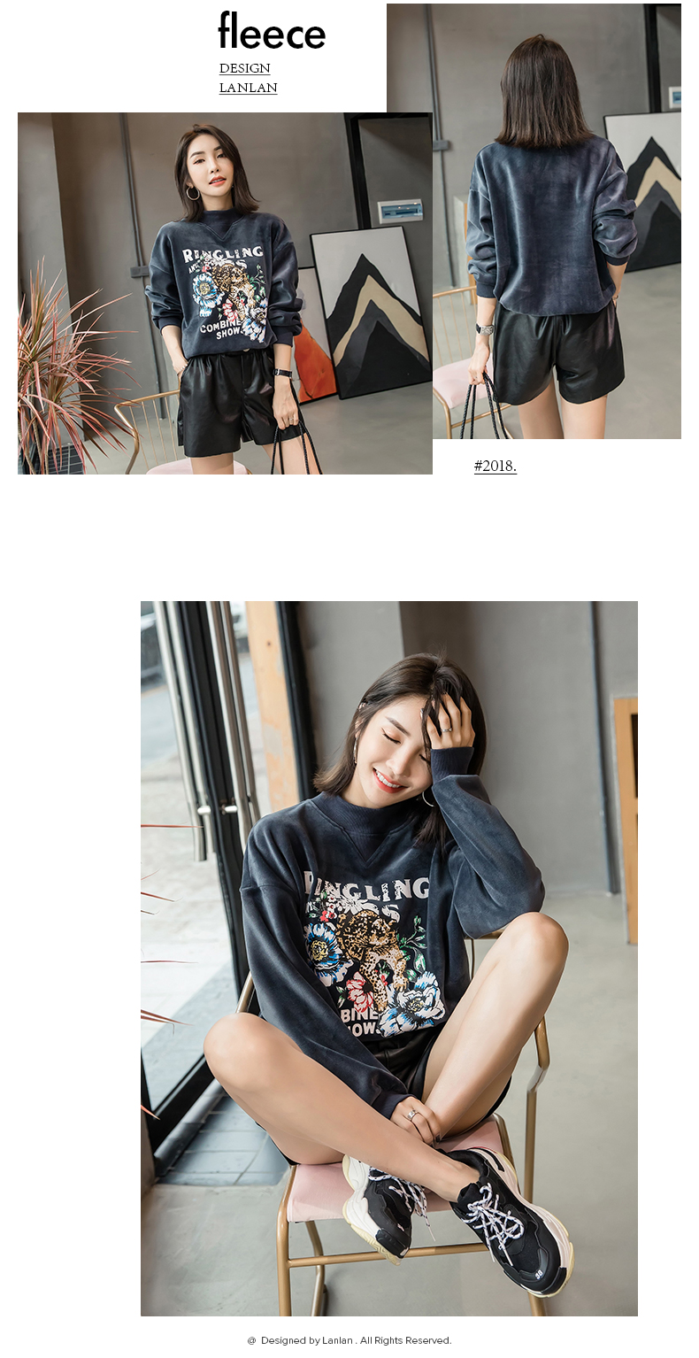 Sweatshirt femme en Polyester - Ref 3217534 Image 13