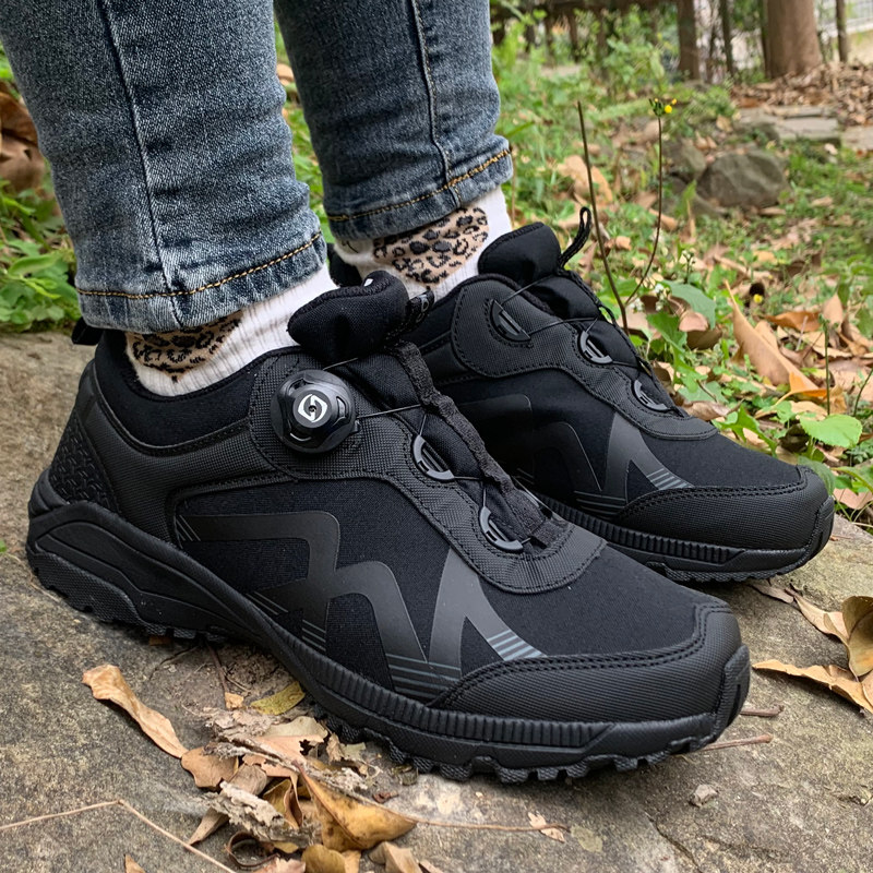 V1979 COM Black Low Gang Hawk Tactical Shoes BOA automatically returns outdoor waterproof training shoes
