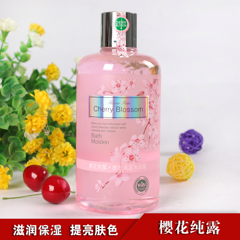 Special Cabinet Yanie Cherry Blossom Body Bath Dew Woman lasting Remain body lotion Bath Lotion moisturizes moisturizing men and women clear and delicate and tender