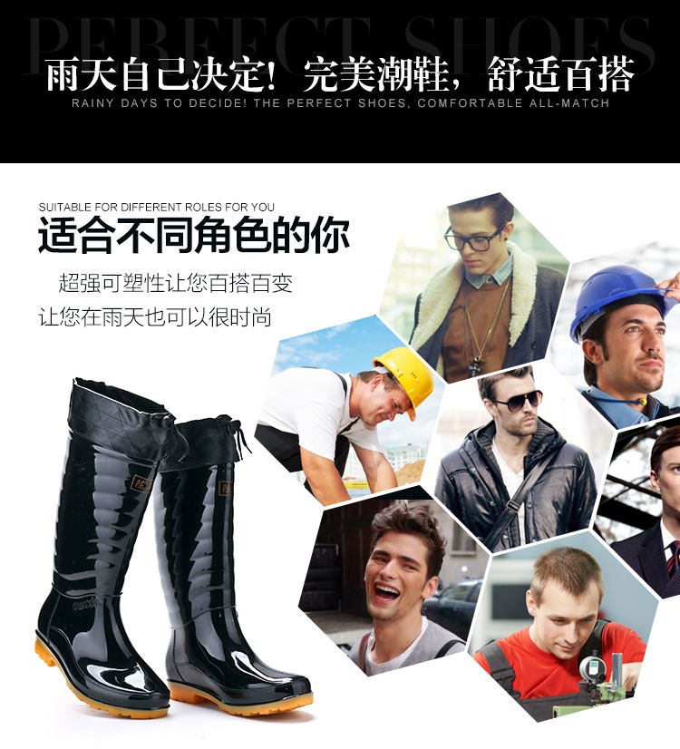 Chaussures - bottes caoutchouc homme pour hiver - semelle tendon - Ref 959938 Image 24