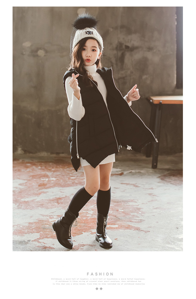 Áo vest nữ cotton 2018 mới to trẻ em cotton vest thời trang Hàn Quốc áo kiểu cho be gái