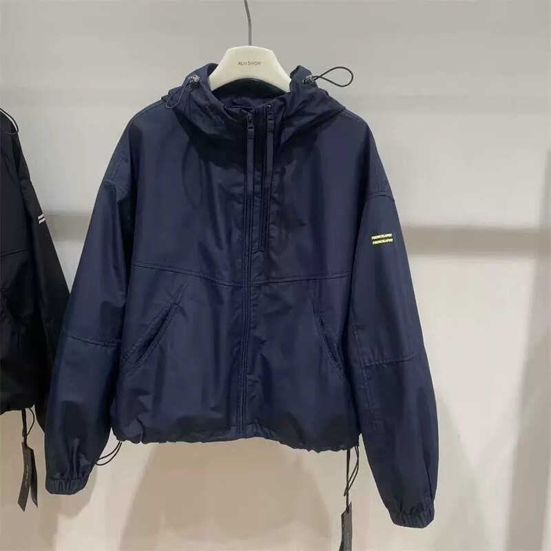 150kg Extra Large Women's Clothing 2026 Autumn/Winter New Hooded Short Jacket Windbreaker for Plus Size Casual Jacket Top