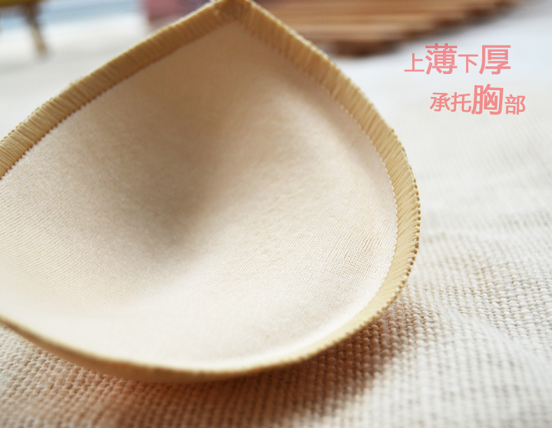 Áo tắm mềm áo lót bikini bikini xốp mat đầm rập khuôn ngực ngực pad áo ngực chèn hình bán nguyệt mieng dan nguc