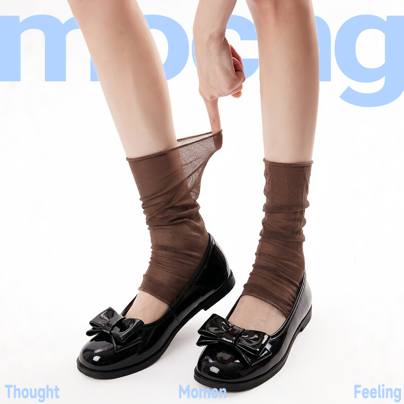 Ultra-Thin Breathable Miu-Style Leg Warmers for Women 2026 New Thin and Transparent Korean-Style Ballet Style Summer Relaxed Stacked Leg Warmers
