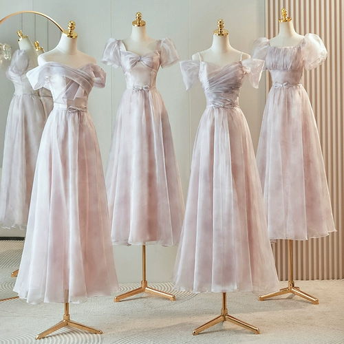 Платье подружки невесты, зимнее вечернее платье, юбка, коллекция 2023, по фигуре