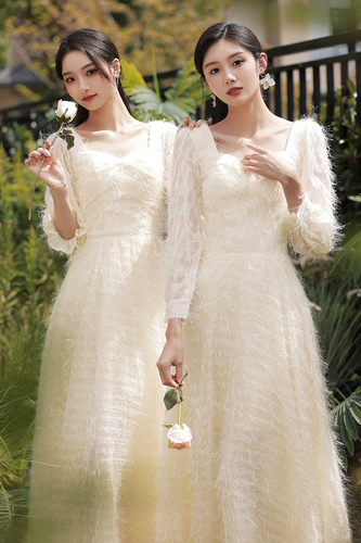 Платье подружки невесты, лонгслив, весеннее вечернее платье, юбка, изысканный стиль