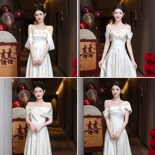 Летнее платье подружки невесты, вечернее платье, юбка, изысканный стиль, подходит для подростков