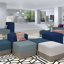 Creative office sofa combined reception sofa in talks with sofa